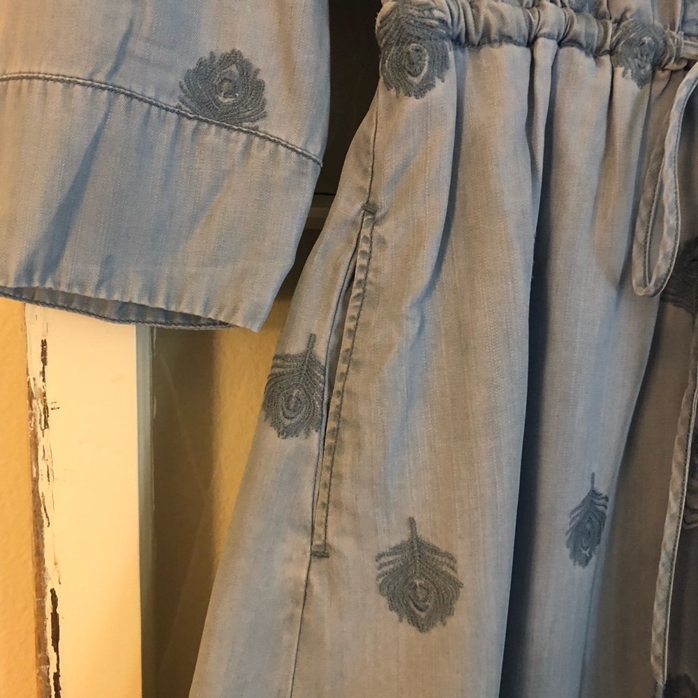 Holding Horses Riley Chambray Dress - S - Picture 5 of 7